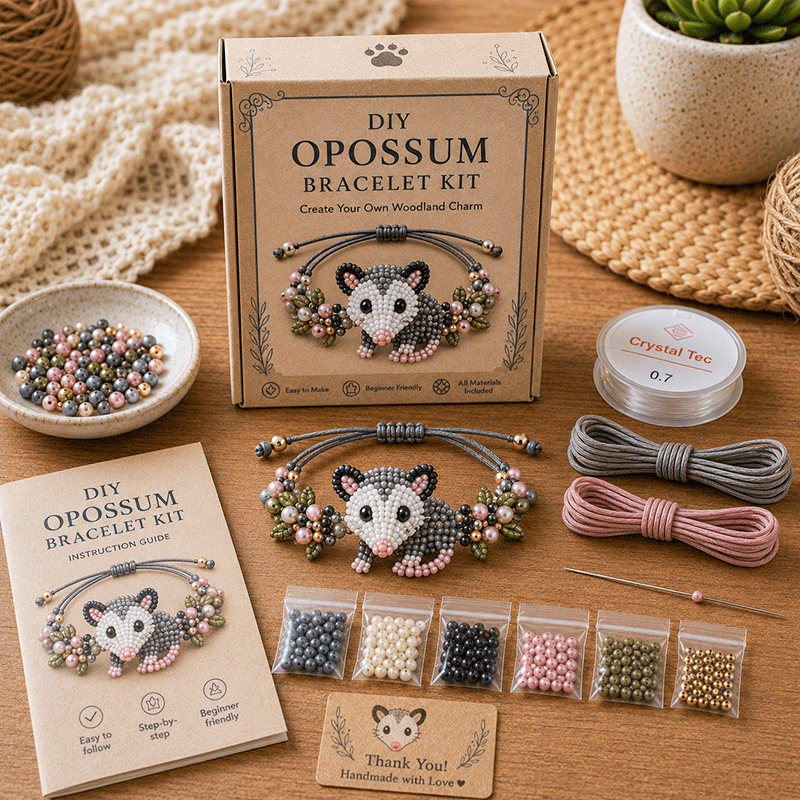 DIY Beaded Bracelet Making Kit 💎✨ – Relaxing Jewelry Craft Set for Beautiful Handmade Bracelets