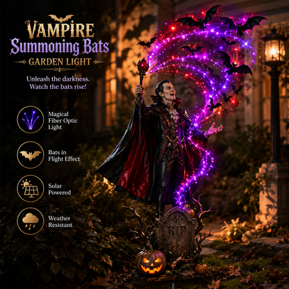 Vampire Summoning Bats garden light