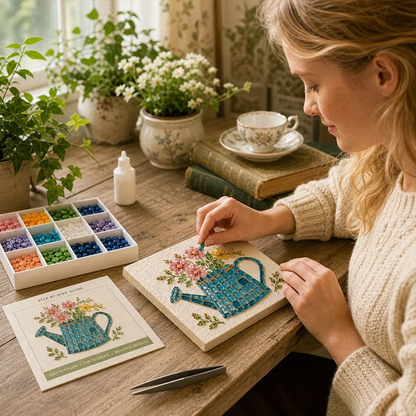 ⚡Hot Sales 49% OFF🎨Watering Can Mosaic Art Kit