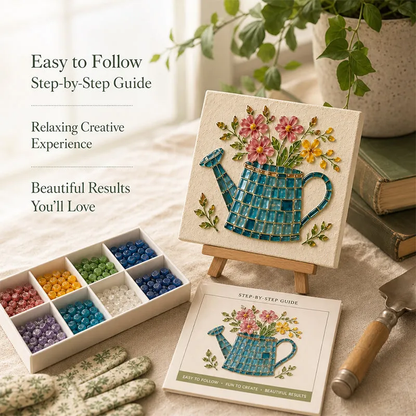 ⚡Hot Sales 49% OFF🎨Watering Can Mosaic Art Kit