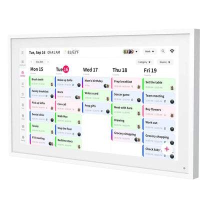 Smart digital calendar overview